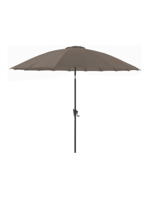 Parasol droit pagode 300 manivelle inclinable Grey/Taupe