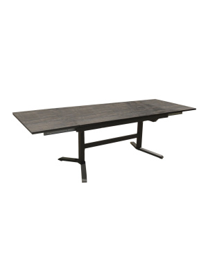 Table Sotta 150/250 graphite/moka