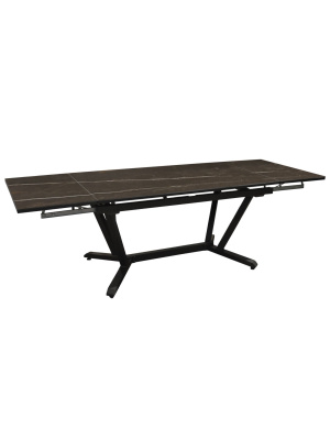 Table Vita 180/280 graphite/abyssal