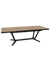 Table Vita 180/280 graphite/lenk