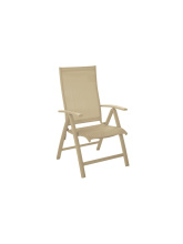 Fauteuil Elegance Multipo Alu/TPEP - Sand