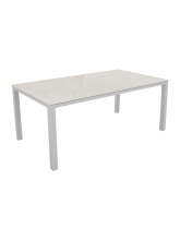 Table Stoneo 180 fixe blanc