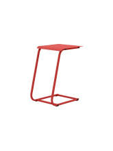 Table basse violette II fixe rouge