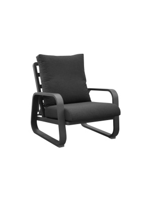 Fauteuil Antonino graphite/graphite