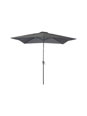 Parasol droit tilt 2.5x2.5 manivelle grey/gris