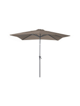 Parasol droit tilt 2.5x2.5 manivelle grey/taupe