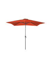 Parasol droit tilt 2.5x2.5 manivelle grey/paprika