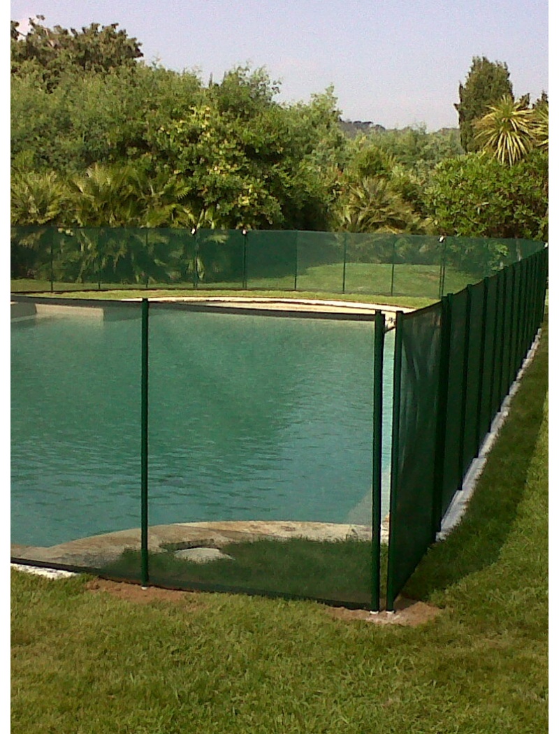 Piscine Sécurité Enfants Clôture piscine souple Beethoven filet vert Section 1m