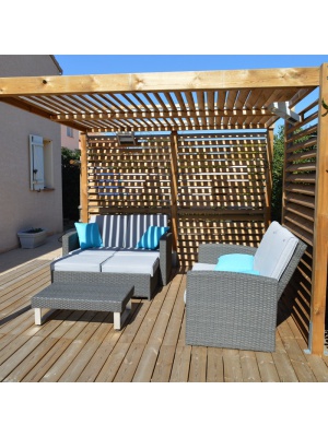 Pergola bois Eole lames fixes