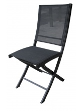 Chaise pliante Bali noire