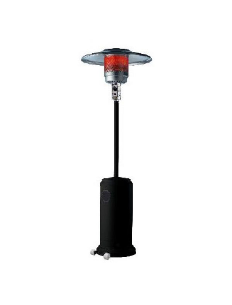 Wilsa Garden Parasol chauffant au gaz 5000 W noir