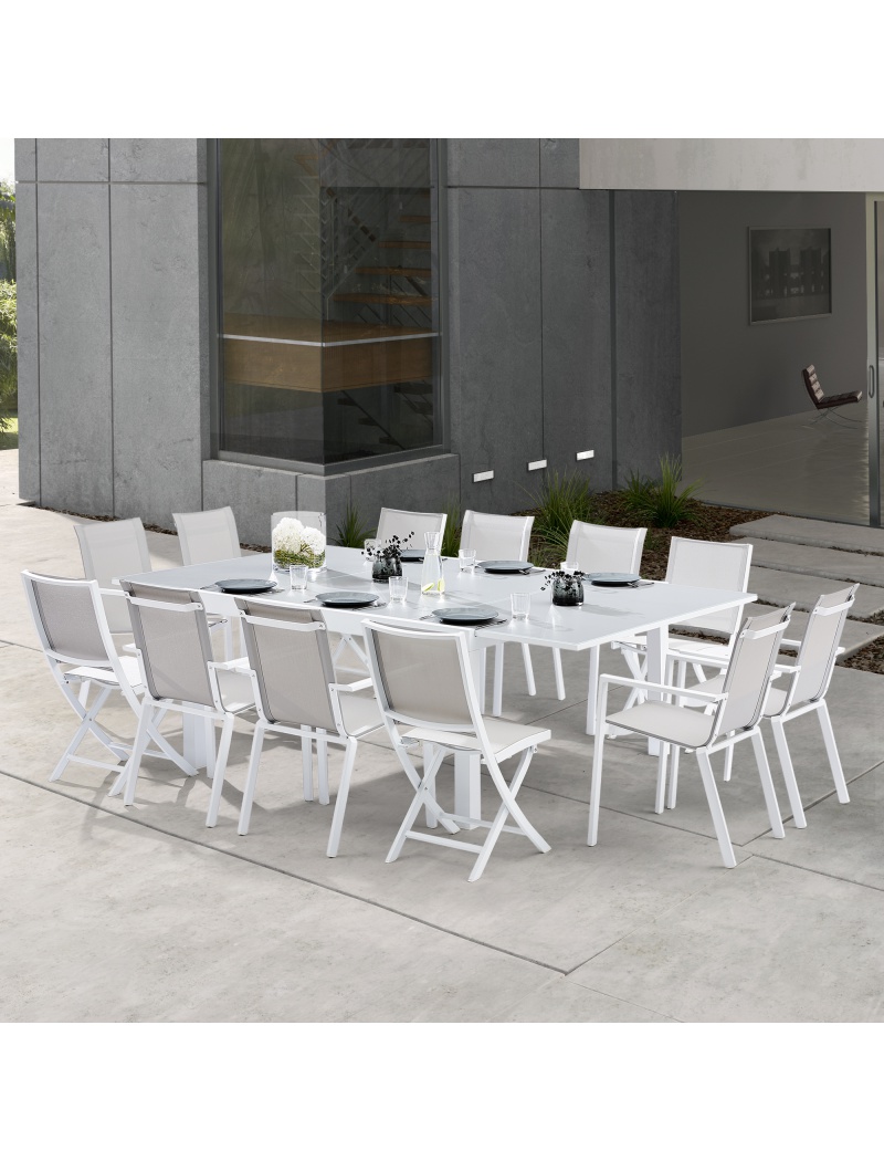 Wilsa Garden Ensemble carré Whitestar 12 places