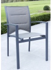 Fauteuil Modulo gris / gris 