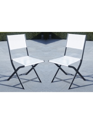 Chaise pliante Modulo blanche