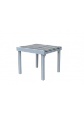 Table Modulo Décor bois Blanche 4/8 personnes