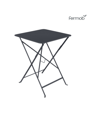 Table bistro 57 x 57cm Carbone