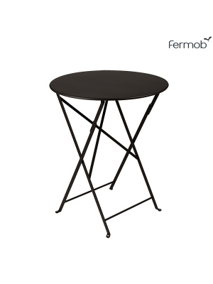 Table bistro 60cm carbone