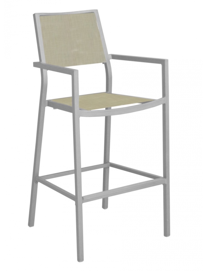 Proloisirs Fauteuil haut Florence Grège / Lin Vendu(e)s par 2