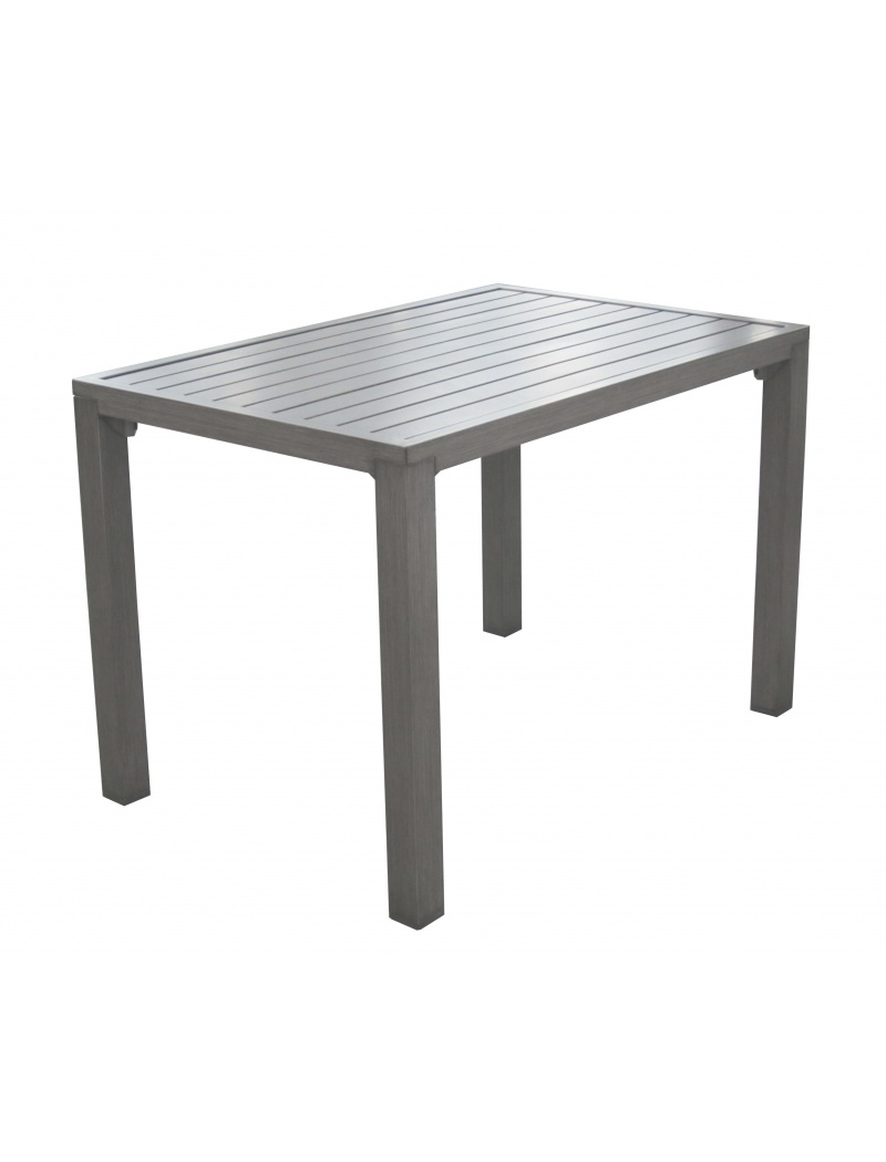 Proloisirs Table Milano 110 Gris Ice