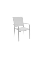 Fauteuil Elegance Alu/TPEP - Blanc