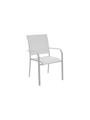 Fauteuil Elegance Alu/TPEP - Blanc