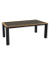 TABLE TORINO TECK CERAM FIXE GRAPHITE BLACK BOREAL