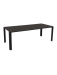 Table EOLE II 220/100 Fixe Graphite Black Basalt