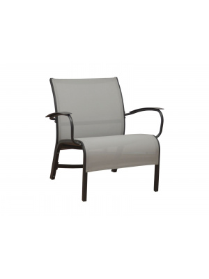 Fauteuil lounge Linéa graphite perle