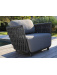 Fauteuil Lounge Hug Anthracite Gris