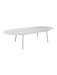 Table Dublin 230/300x120 Allonge Papillon Blanc