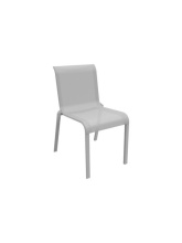 Chaise Cauro Empilable Blanc Blanc