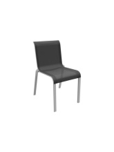 Chaise Cauro Empilable Blanc Graphite