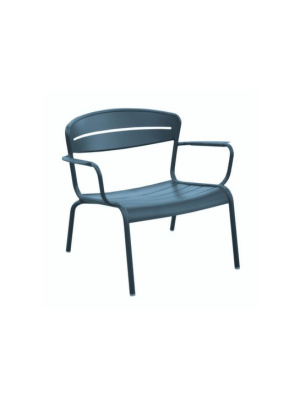 Fauteuil Lounge Haora Empilable Bleu