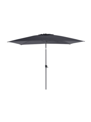 Parasol droit 3x2 manivelle inclinable grey