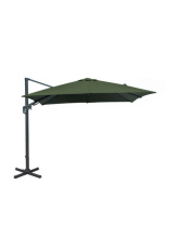 Parasol déporté 3x3 orientable Grey Kaki