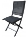 Chaise pliante wilsa bali noire