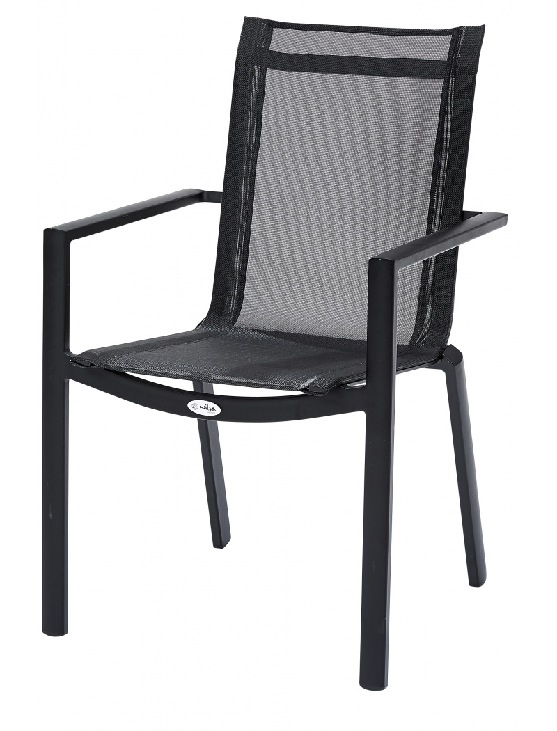 Wilsa Garden Fauteuil Black Star Noir