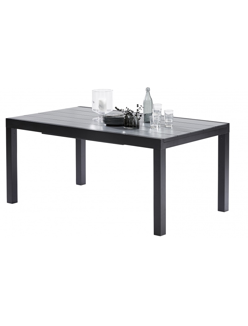 Wilsa Garden Table HPL Star Noir 6/10 places